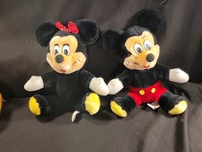 Vintage Mickey Minnie Mouse Plush MFR-105 Disneyland Disney World Park Exclusive