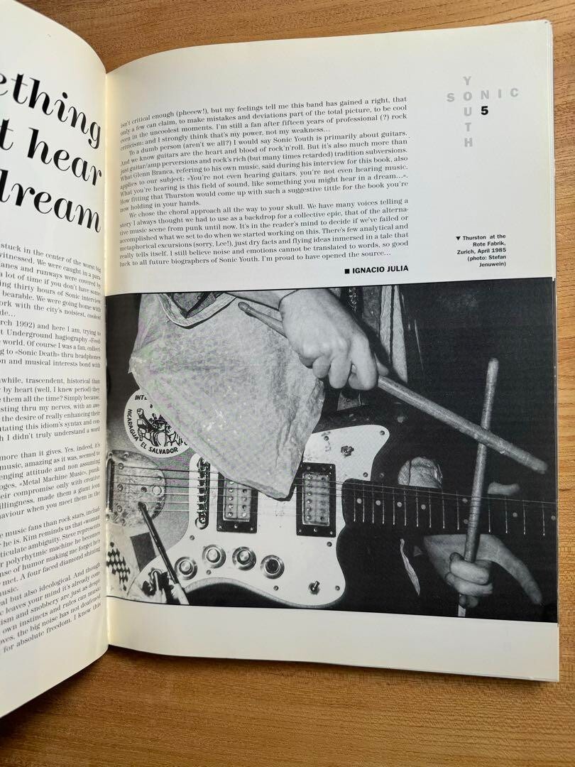 I Dreamed of Noise SONIC YOUTH 写真集+CD 2024新商品 I Dreamed Of Noise Sonic Youth Photo Book Cd
