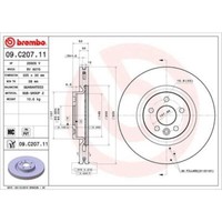 Brembo 2X Bremsscheibe Vorne Ø325 Mm InnenbelüFtet FüR Land Rover Range LV 2.2