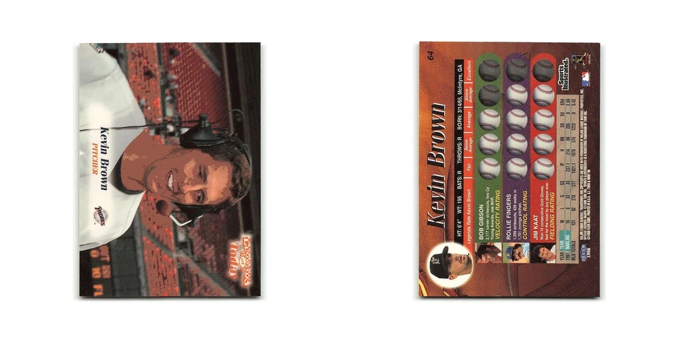 Kevin Brown Sports Illustrated World Fever 1998 Fleer #64 San Diego Padres NM - Image 3 of 3