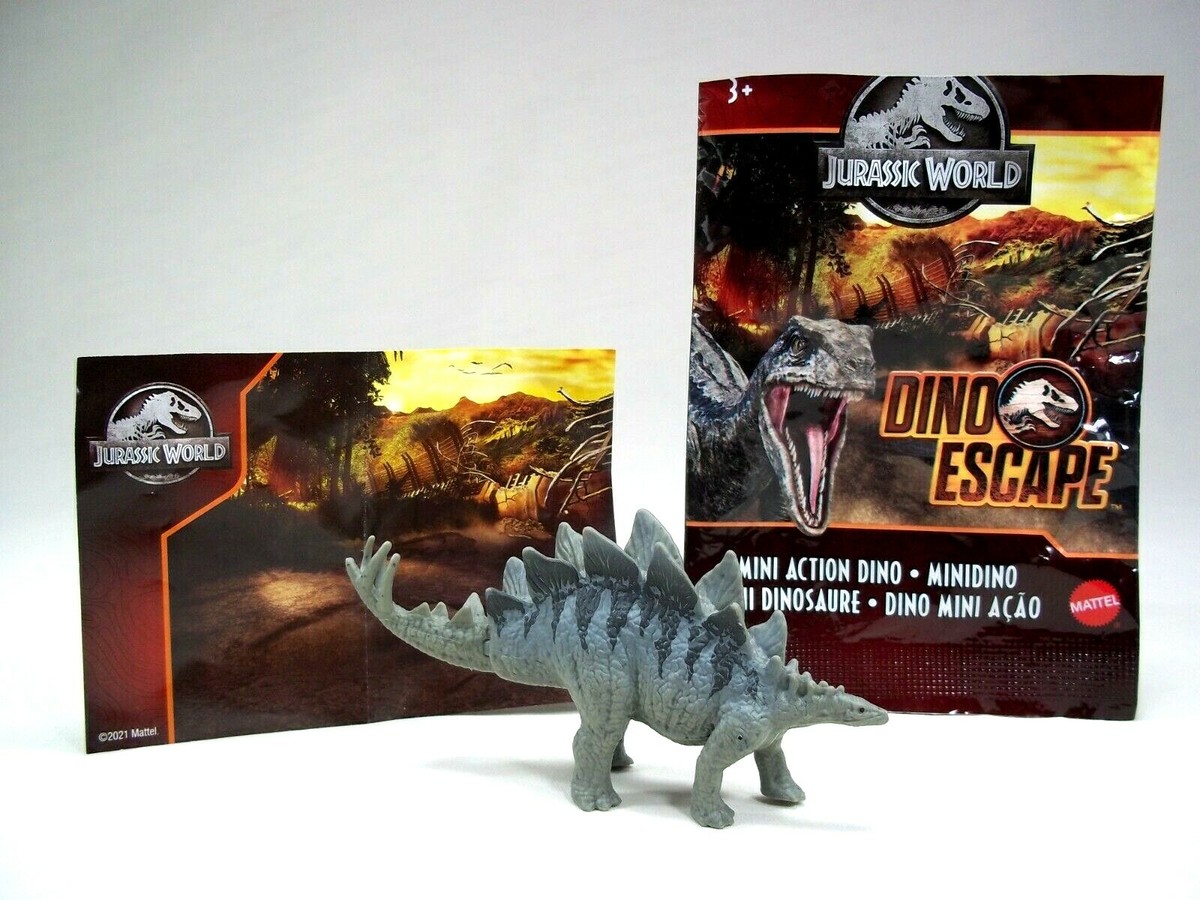 Rare Jurassic World Dino Escape Stegosaurus Mini Dinosaur Figure Jurassic  Park
