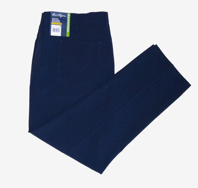 NWT Mens BEN HOGAN Performance Dress Golf Pants 40 x 30 Navy Blue Slacks Flat
