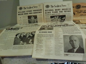 Sealtest News dairy employee paper lot 8 1940 1946 WWII era