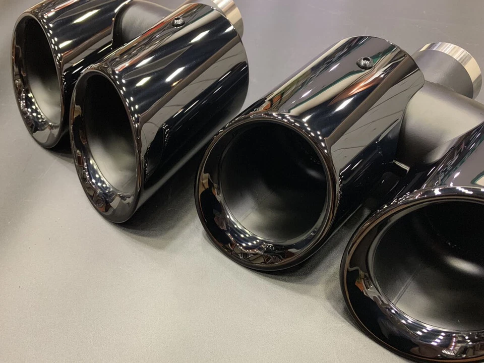 Silenciador de garganta trasera tubo de escape Balck para BMW X3 X4 2018 2019 2020 AA Foto 4 de 4