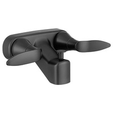 DFSA110LHMB RV Tub, Shower Faucet Valve Diverter with Winged Levers Matte Black