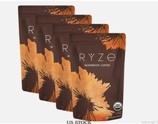 RYZE Organic Mushroom Coffee Instant | 30 Servings | Free Shipping Included