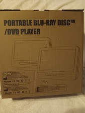 set of 2 portable blu-ray DVD player 10.1" model NB0721B-N2