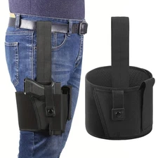 Adjustable Drop Leg Holster Tactical Right Handed Pistol Thigh Neoprene Holster