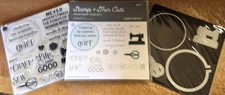 CTMH Z3717 THIN CUTS  D1923 STITCHED TOGETHER  Life is Sew Good, needle  ...