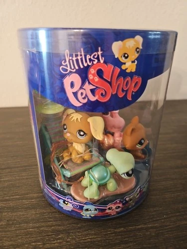 Littlest Pet Shop Beach-Loving 950 951 952 953 Turtle Crab Dog Cat Happiest