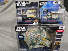 Star Wars Micro Galaxy Squadron Ghost with Phantom Shuttle and Phantom II New