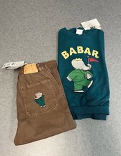 ZARA Kids x BABAR 2 Pc Embroidered Sweatshirt Pants Set  Size 6