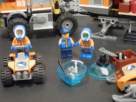Lego City Lot Arctic Outpost 60035 & Arctic Snowmobile 60032 see description