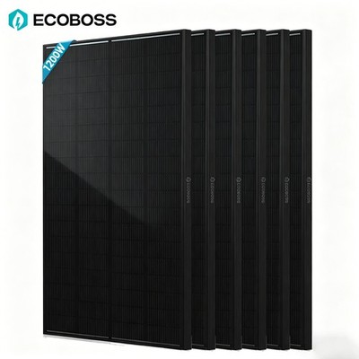 200W 400W 800W 1000W Solar Panel Mono 12V N-Type HighEfficiency RV Home Off-Grid