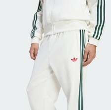 Adidas Originals Firebird Track  Roses Collection  pants NWT MENS L White