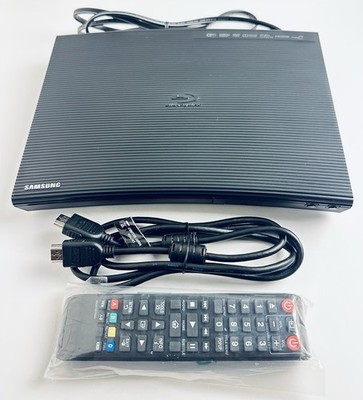 Samsung  BD-JM57 Blu-ray DVD Player HDMI Cable And New Remote ( Tested )