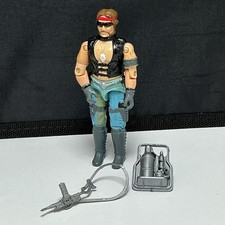 1985 GI Joe DREADNOK TORCH Vintage Figure Replaced Leg Parts Complete Gear ARAH