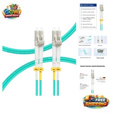 3ft OM3 LC to LC Multimode Fiber Patch Cable - 10Gbps for Clear Connections