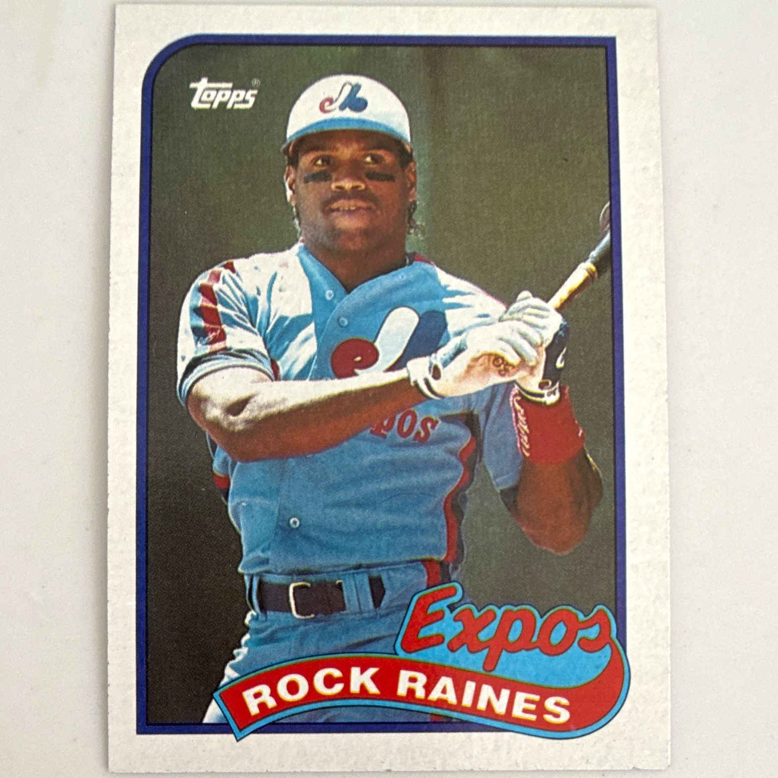 Topps Tim Raines 1989 #560 Montreal Expos ’Rock’ Raines