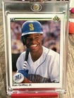 1990 Upper Deck - Ken Griffey Jr 💥 Seattle Mariners - Vintage Baseball Card