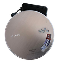 Sony CD Walkman D-NE830 Portable CD Player Silver MP3 ATRAC Japan Tested Working