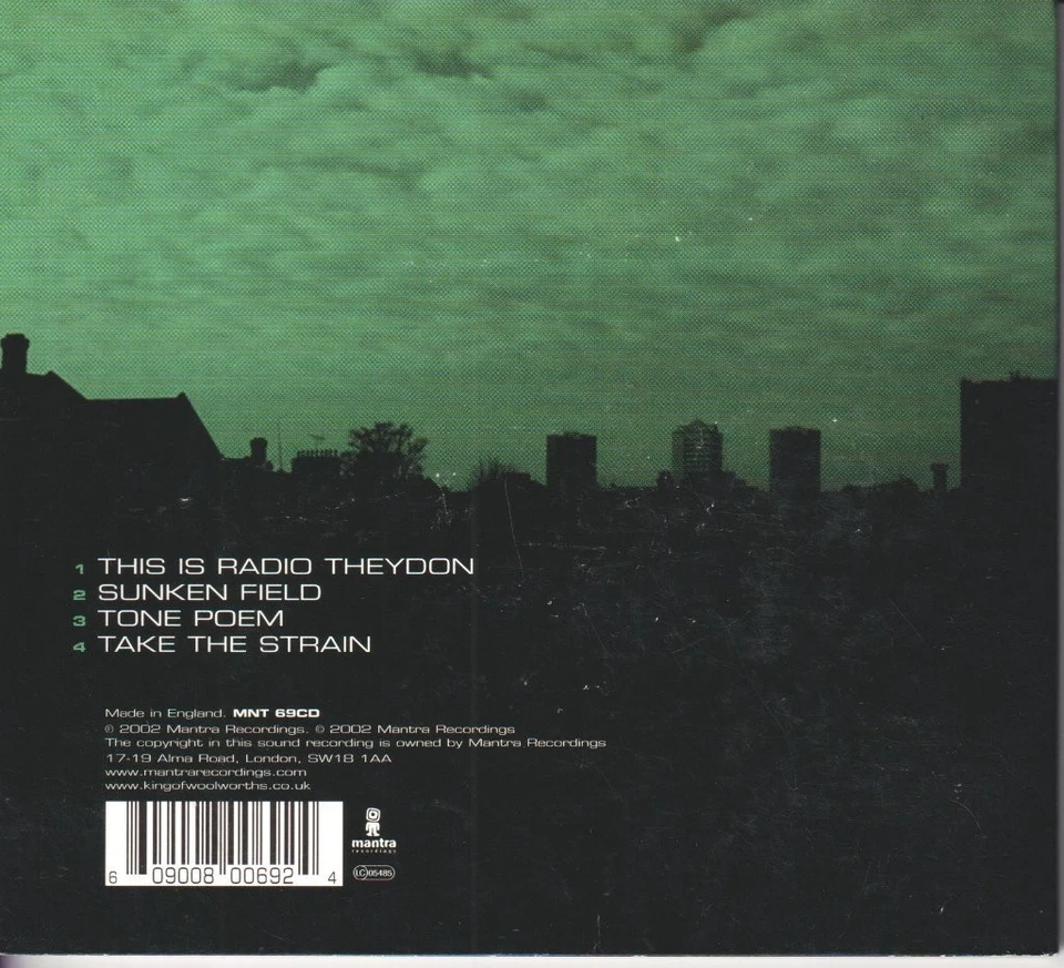 King Of Woolworths Taupunkt CD Europa Mantra 2002 Single In Digipak MNT69CD - Bild 2 von 2