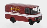 Brekina 36863 - 1/87 Mercedes L 406 D Kasten, 1967, Begro/Radeberger - Neu