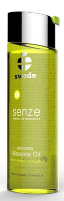 Swede Massageöl Senze Arousing Zitronen Pfeffer Eukalyptusduft 75ml