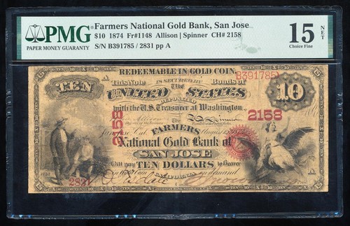 Stack's Bowers | Finest PMG Graded National Gold Bank Note Offered in the Stack's Bowers