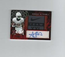 2024 Trinity auto RC True #1/1 Adonai Mitchell Nike Laundry Tag Longhorns JETS