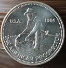 1984 "The American Prospector" 1oz .999 Fine Silver Round, Engelhard Round (#4)