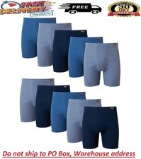 Hanes Men's Super Value Pack Assorted Boxer Briefs, 10-Pack Soft and Breathable