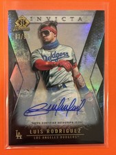 2021 Bowman Draft Luis Rodriguez Bowman Invicta Auto /99 #BI-20 Baseball Dodgers