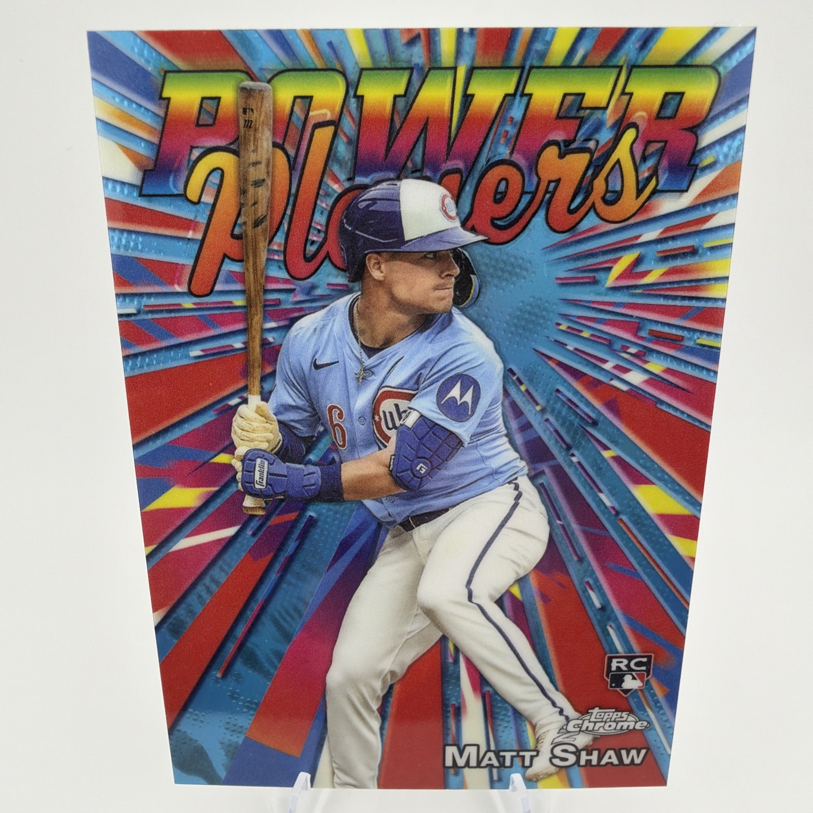 2025 Topps Chrome Update Series - Power Players Matt Shaw #PP-26 (RC)