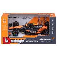 Bburago Mclaren MCL38 Norris 1:43 MaßStab F1 Rennwagen Diecast 2024