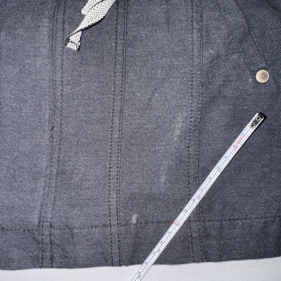 Cabi Women's Charcoal Gray Utility Jacket with Pockets Size Medium, Steampunk - Image 4 of 4