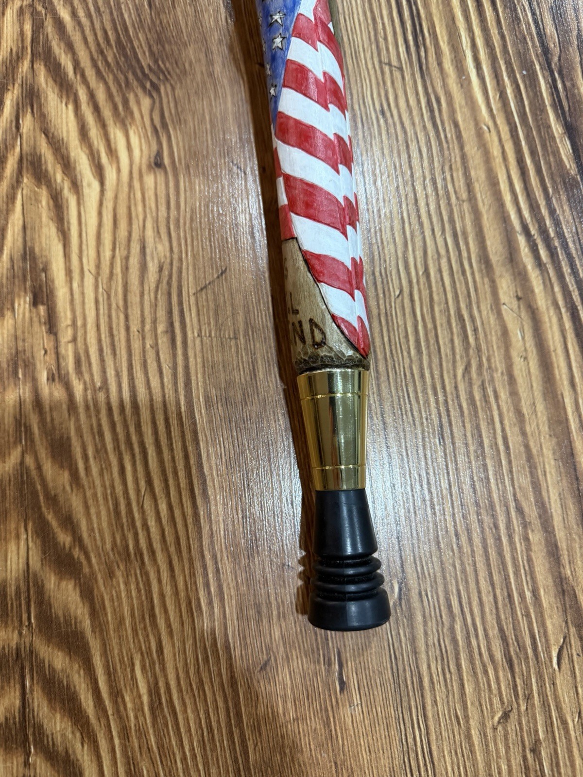 Vintage Us Army Colonel Award Walking Stick American Eagle Cane Rare 37 ’in image 2