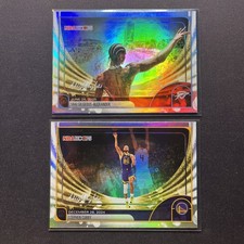 2026 NBA Hoops Highlights Shai Gilgeous-Alexander & Stephen Curry Cards