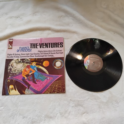 The Ventures FLIGHTS OF FANTASY 1968 LP Liberty LST-8055 Stereo Vinyl VG - Picture 1 of 6