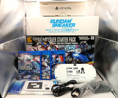 NM】 PS Vita PCHJ-60001 Gundam Breaker Complete Set Console