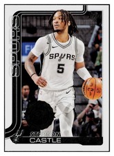Stephon Castle 2025-26 Topps #197 San Antonio Spurs NBA *315