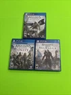 New ListingAssassin's Creed Black Flag IV Unity & Valhalla Lot of 3 PlayStation 4 PS4