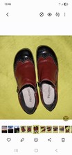 Helvesko. Schuhe. edel & sportlich. Leder. tolles Rot + Schwarz. Gr. 40.