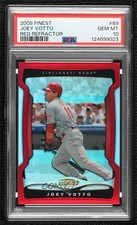 2009 Topps Finest Red Refractor 19/25 Joey Votto #69 PSA 10 GEM MT g2u