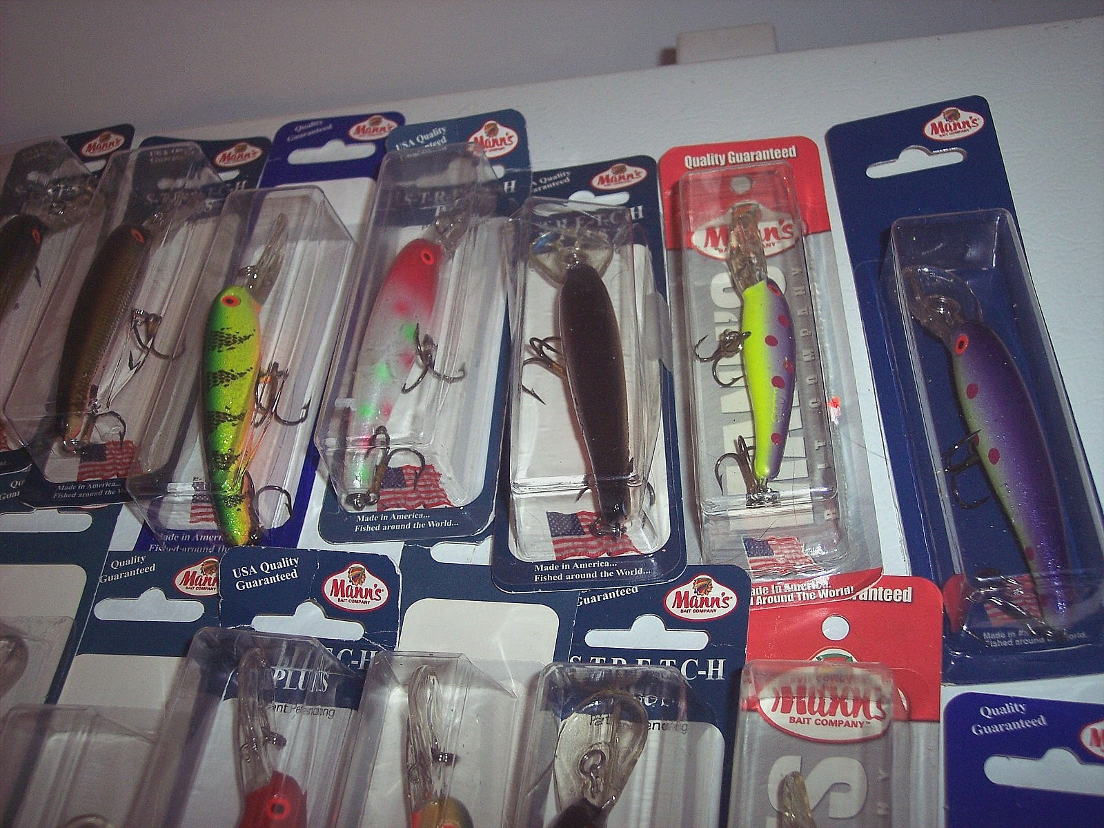 60 Manns Crank Baits Swimming Minnow Lure Manns Lot Fishing Lure Discontinued - Image 9