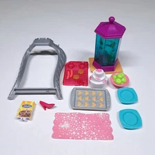 Barbie Dream House 2015 Replacement Parts Grill Fish Tank Cake Cookies Plates