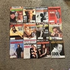 Lot of 12 Entertainment Weekly Magazines Mixed 1990 to 1992 good Condition