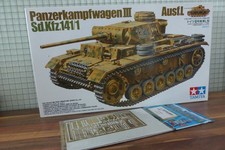 Tamiya 35215, 1:35, Panzer Kampfwagen III,  Ausf.L, OVP, und eduard 35 494
