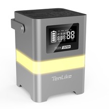 Portable Power Station, 300W Solar Generator 257Wh with Color LED Light, PD 1...