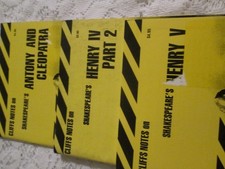 Cliffs Notes lot of 3 Shakespeare new